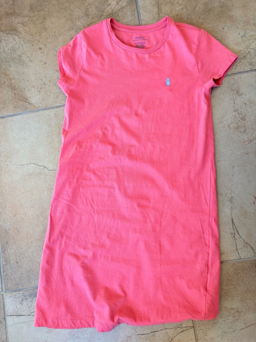 Polo by Ralph Lauren Hot Pink Crew Neck Tee